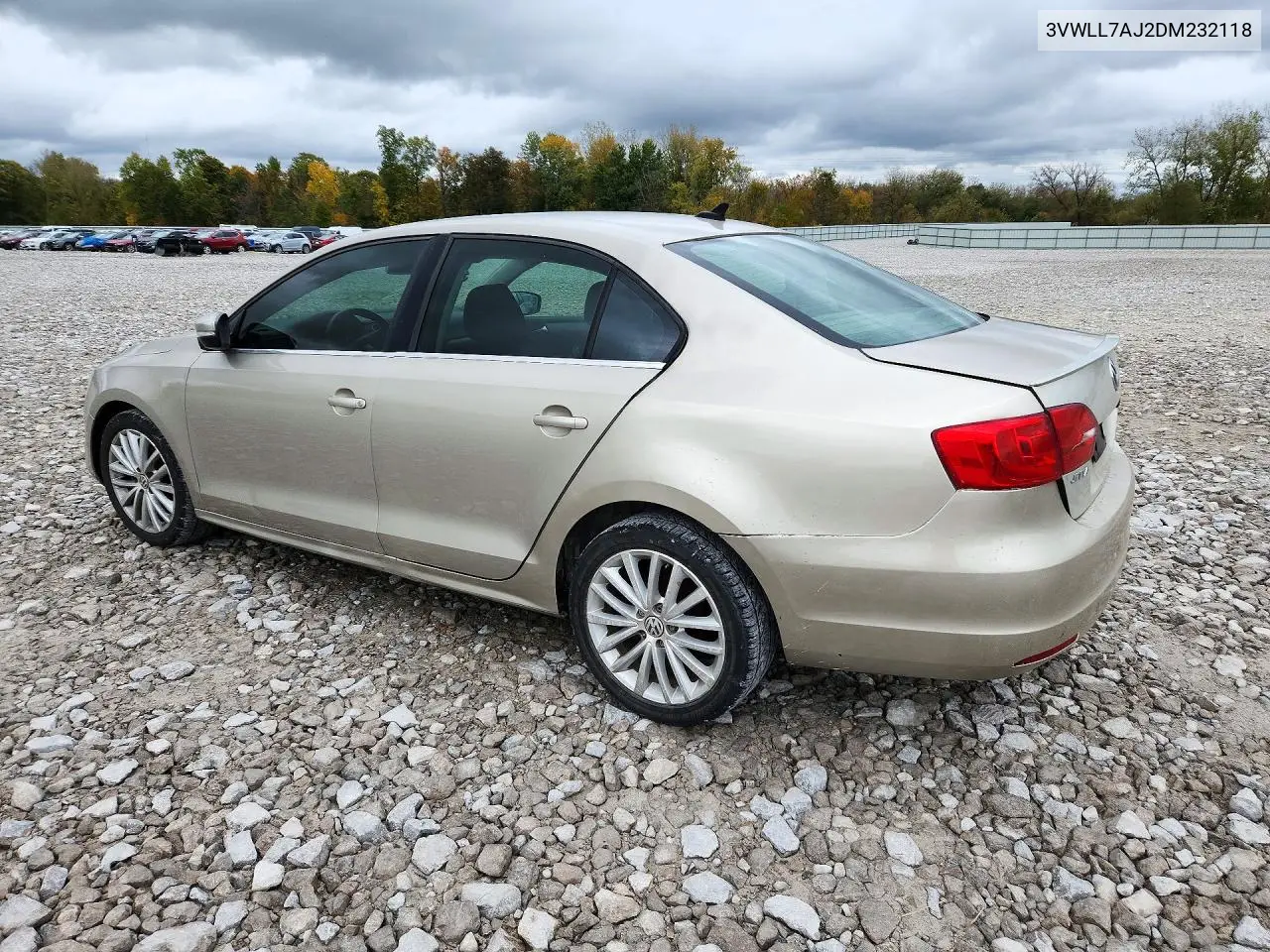 2013 VOLKSWAGEN JETTA VIN 3VWLL7AJ2DM232118 — фото 2
