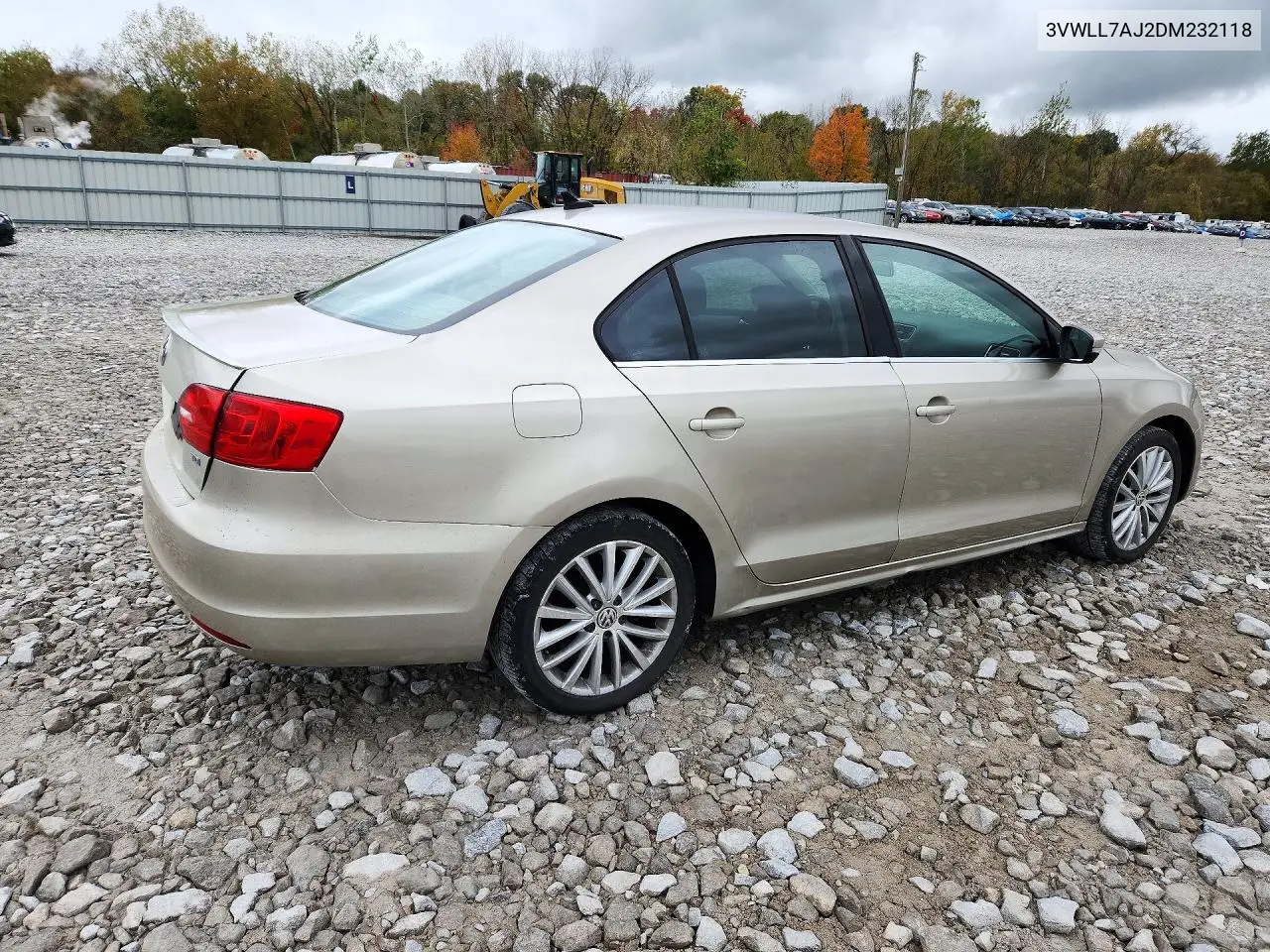 2013 VOLKSWAGEN JETTA VIN 3VWLL7AJ2DM232118 — фото 3