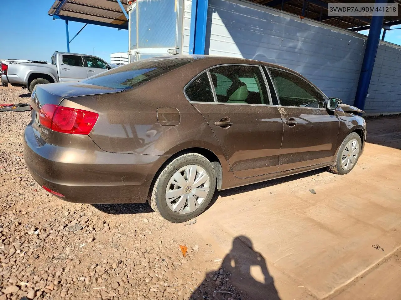 2013 VOLKSWAGEN JETTA VIN 3VWDP7AJ9DM441218 — фото 3