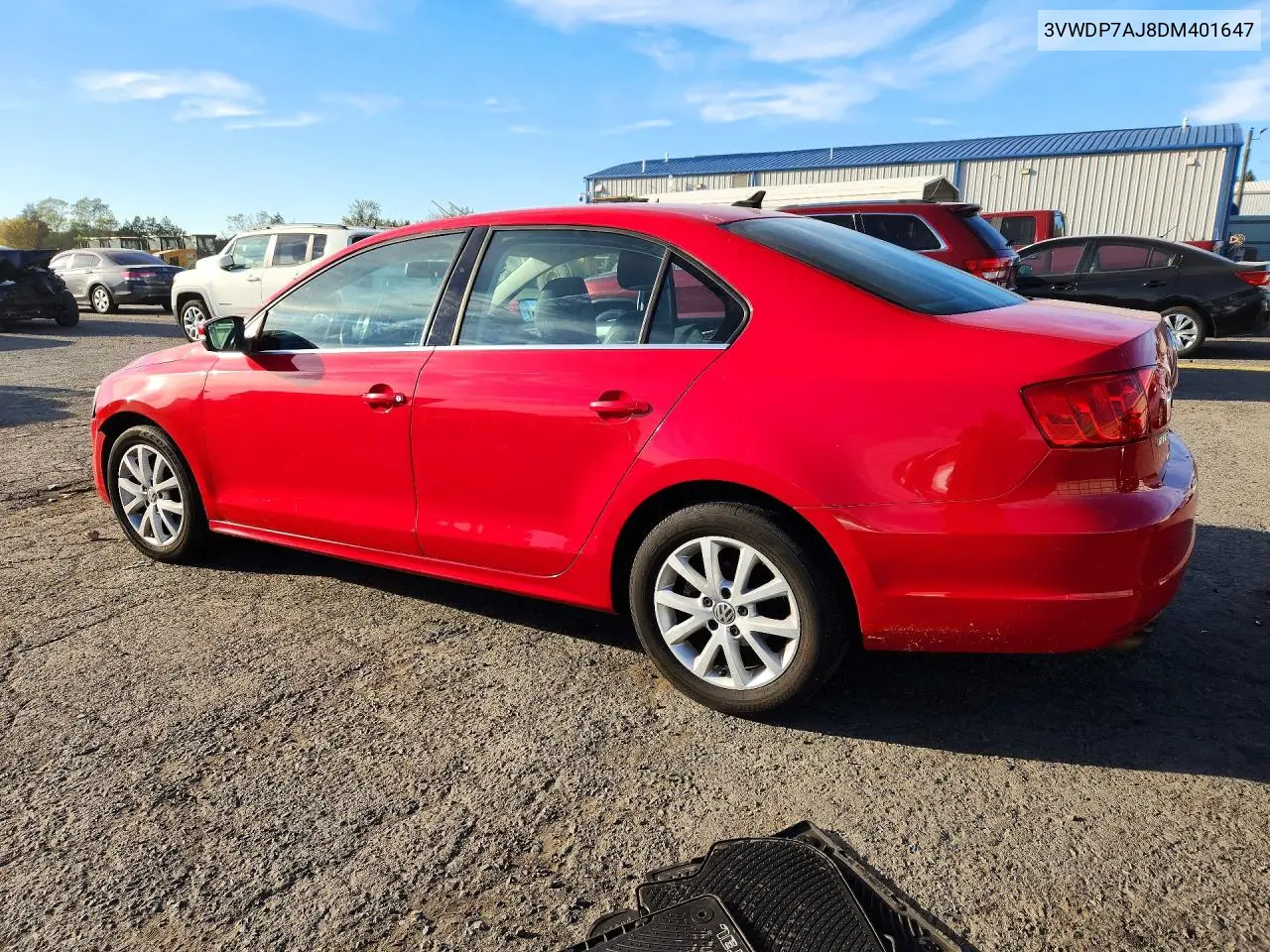 2013 VOLKSWAGEN JETTA VIN 3VWDP7AJ8DM401647 — фото 2