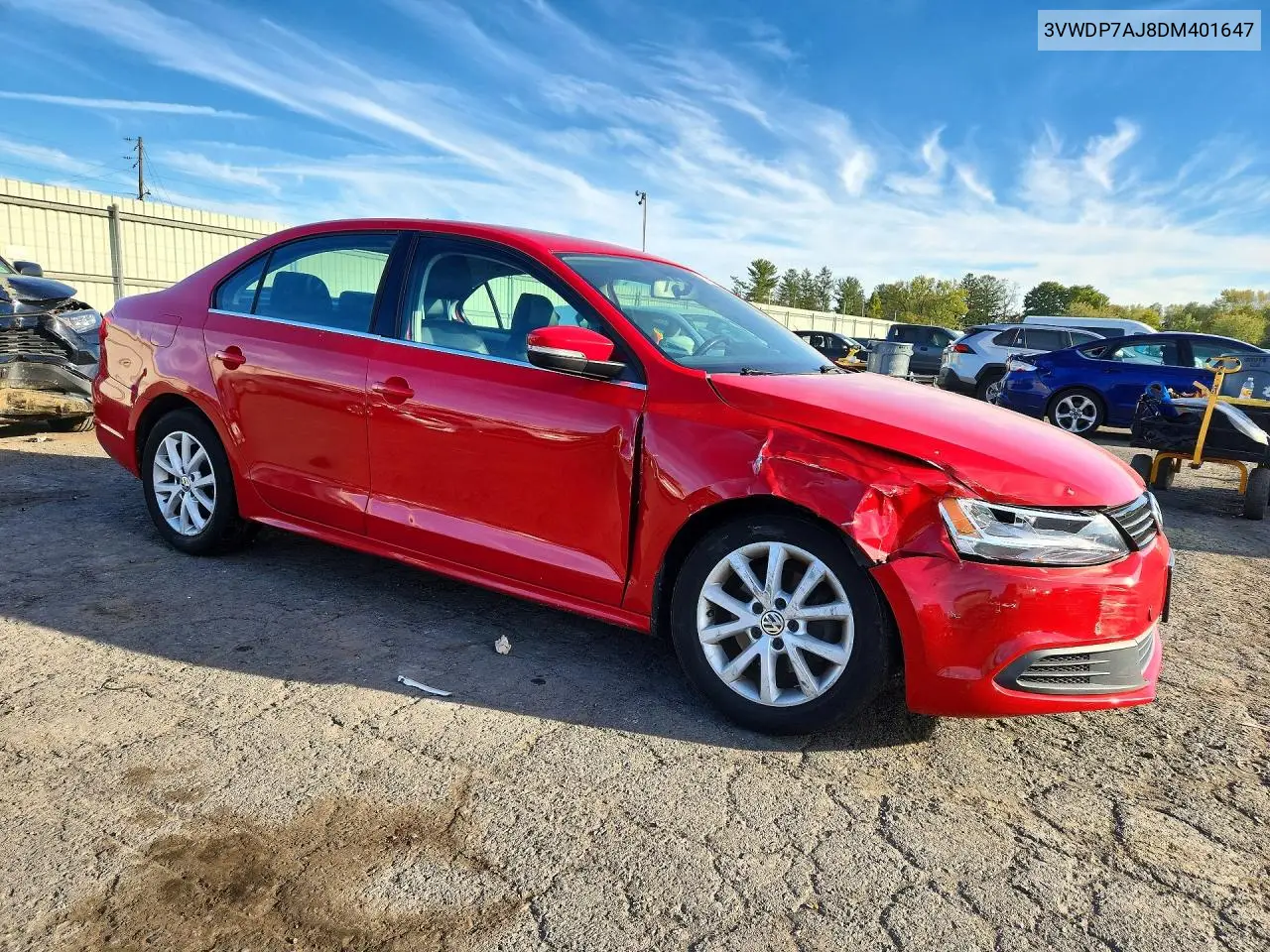 2013 VOLKSWAGEN JETTA VIN 3VWDP7AJ8DM401647 — фото 4