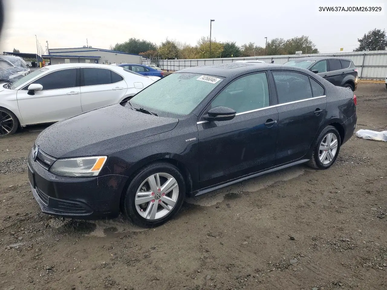 VOLKSWAGEN JETTA 2013, VIN 3VW637AJ0DM263929