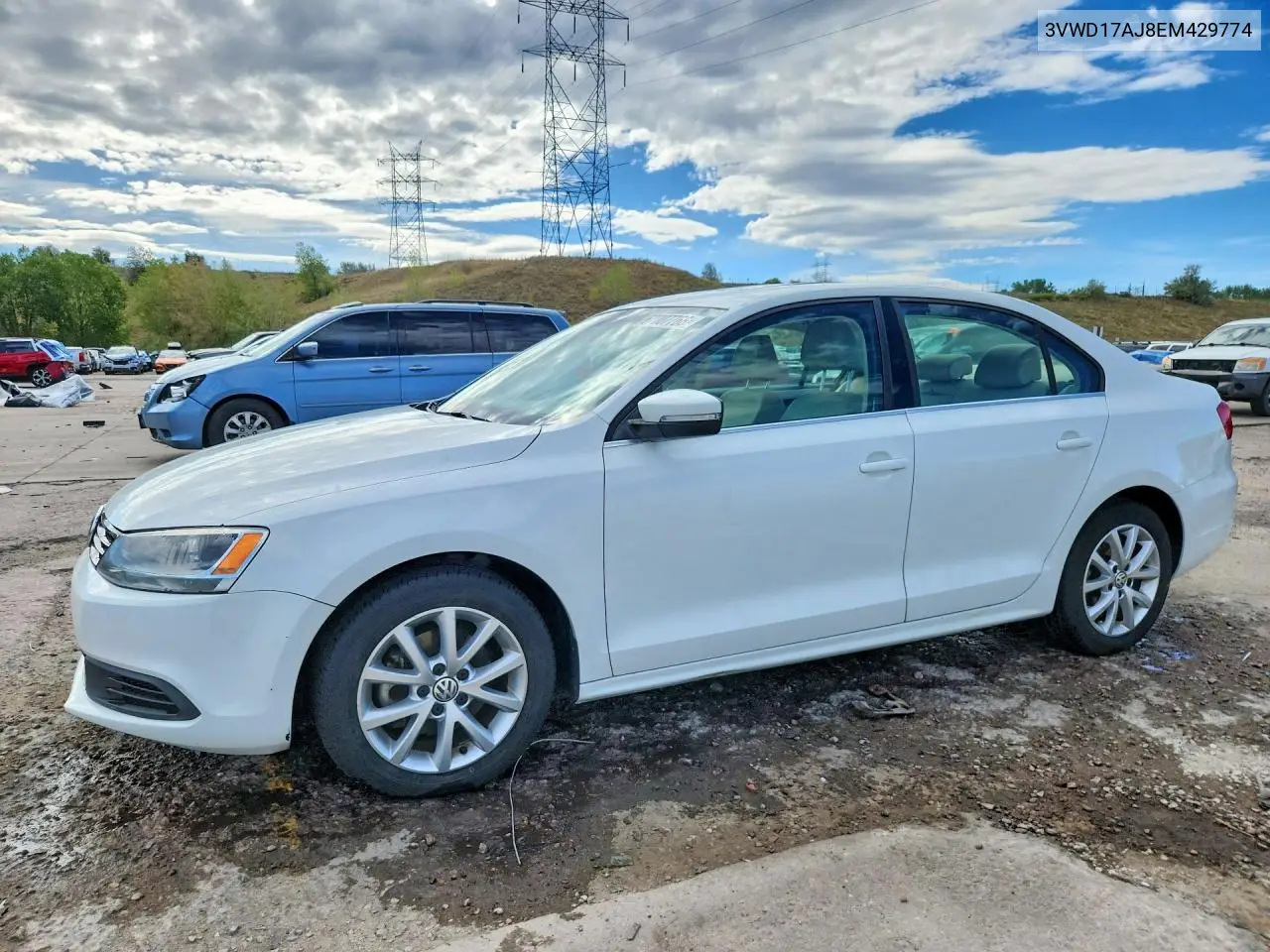 VOLKSWAGEN JETTA 2014, VIN 3VWD17AJ8EM429774