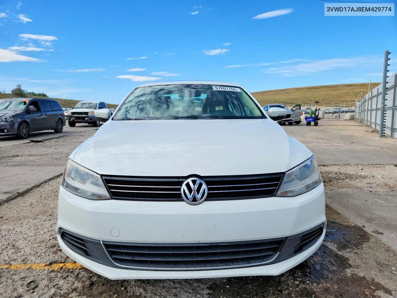 2014 VOLKSWAGEN JETTA VIN 3VWD17AJ8EM429774 — фото 5