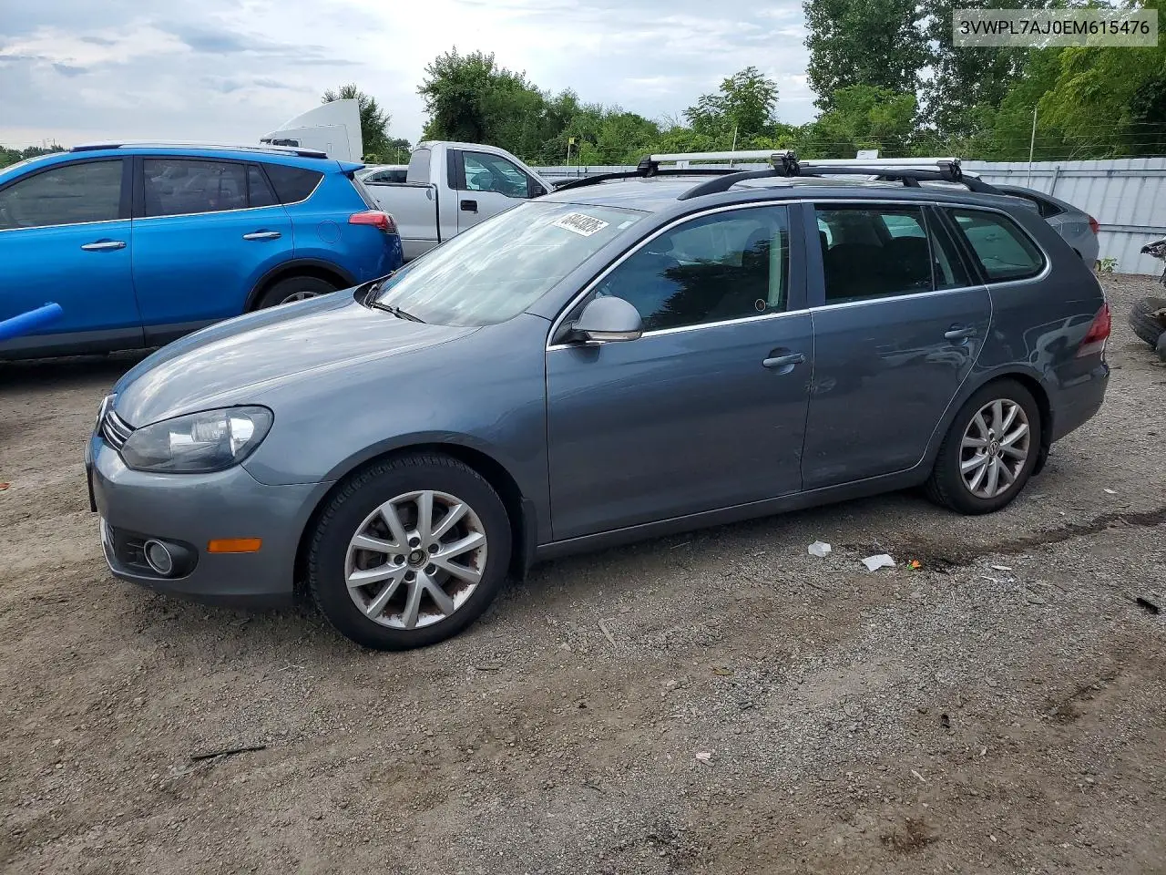 VOLKSWAGEN JETTA 2014, VIN 3VWPL7AJ0EM615476