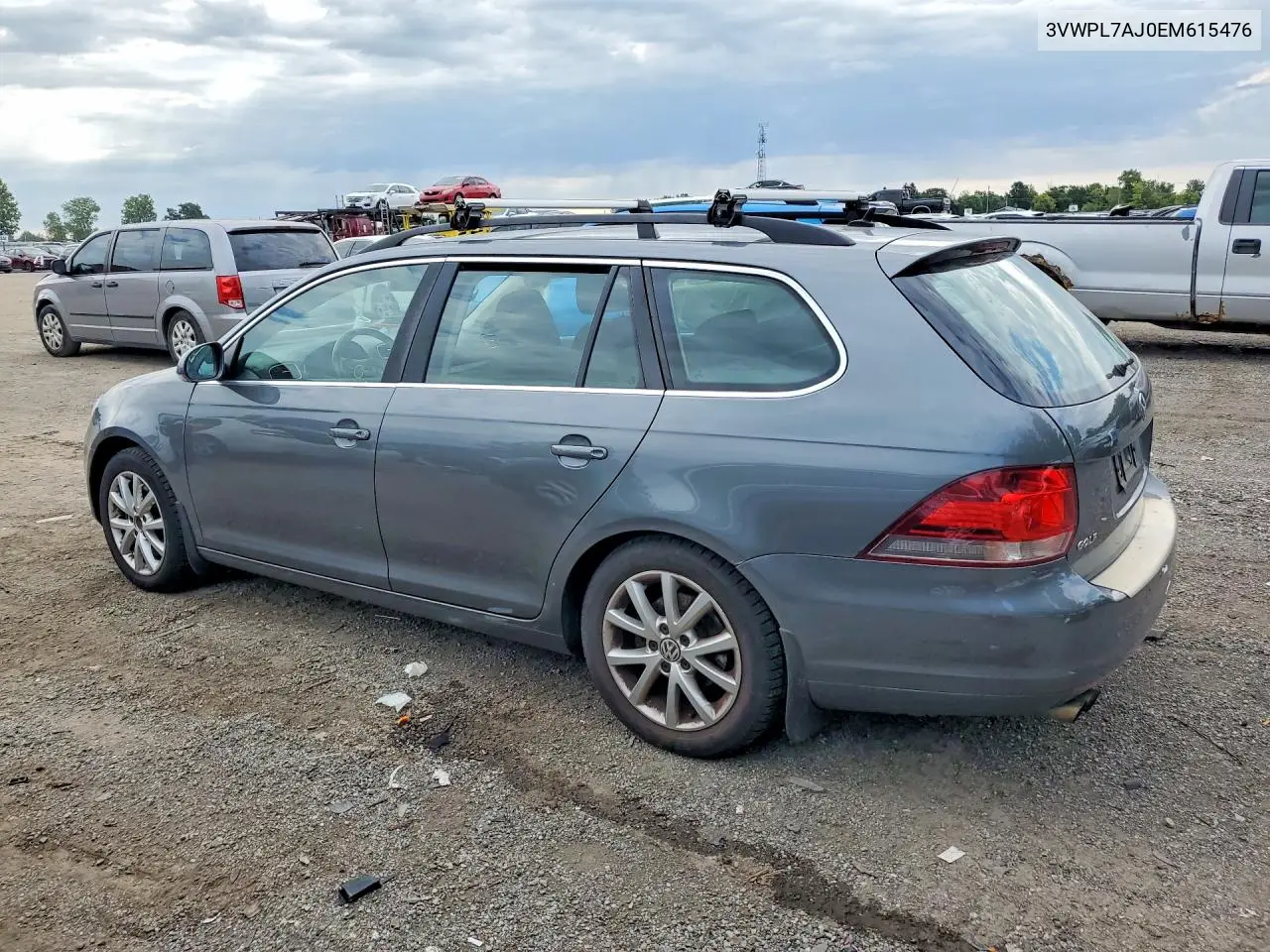2014 VOLKSWAGEN JETTA VIN 3VWPL7AJ0EM615476 — фото 2