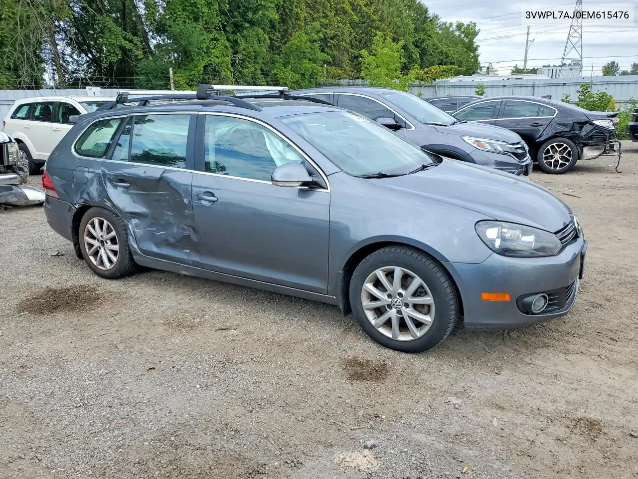 2014 VOLKSWAGEN JETTA VIN 3VWPL7AJ0EM615476 — фото 4
