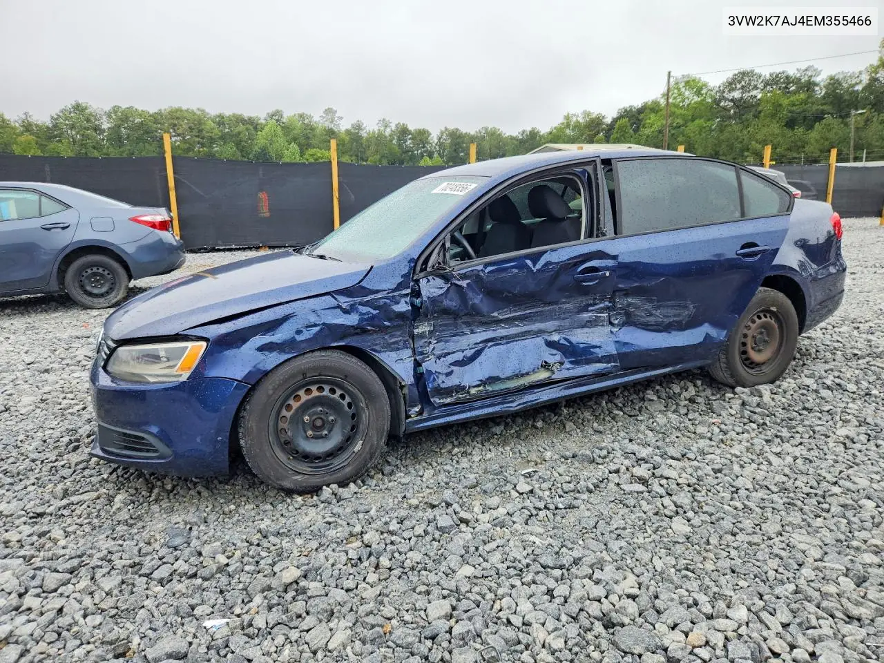 VOLKSWAGEN JETTA 2014, VIN 3VW2K7AJ4EM355466