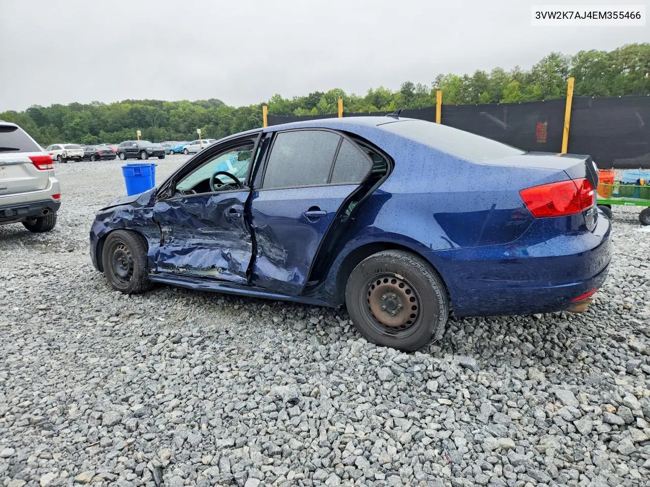 2014 VOLKSWAGEN JETTA VIN 3VW2K7AJ4EM355466 — фото 2
