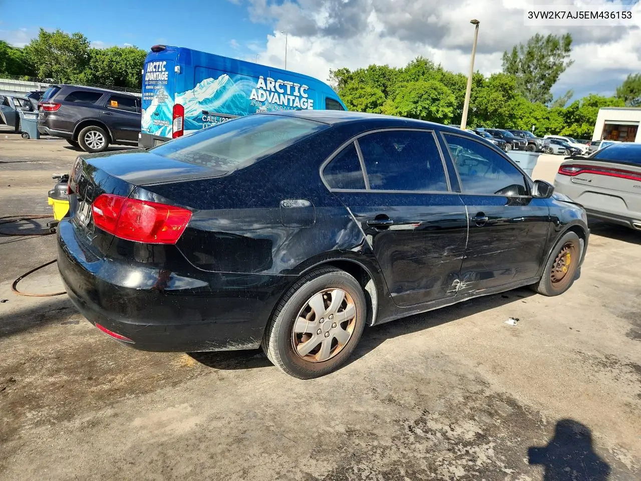 2014 VOLKSWAGEN JETTA VIN 3VW2K7AJ5EM436153 — фото 3