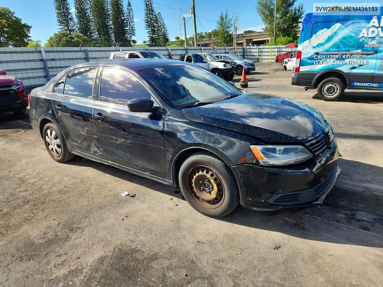 2014 VOLKSWAGEN JETTA VIN 3VW2K7AJ5EM436153 — фото 4