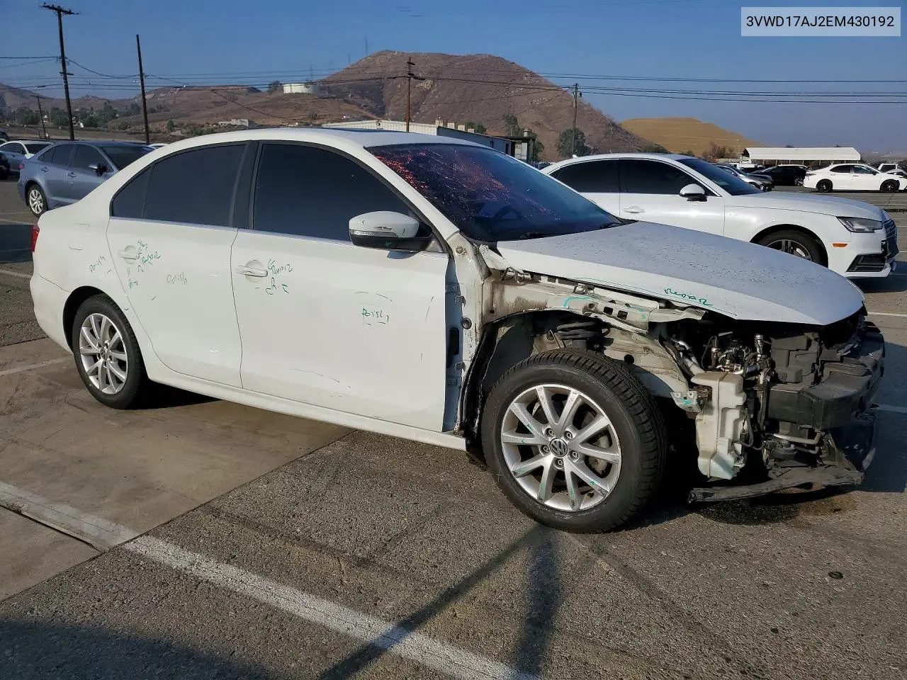 2014 VOLKSWAGEN JETTA VIN 3VWD17AJ2EM430192 — фото 4