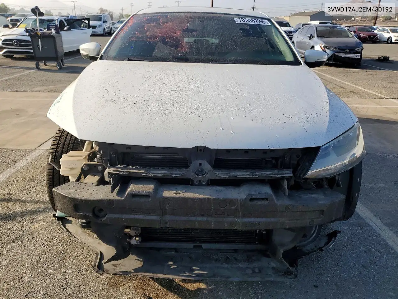 2014 VOLKSWAGEN JETTA VIN 3VWD17AJ2EM430192 — фото 5
