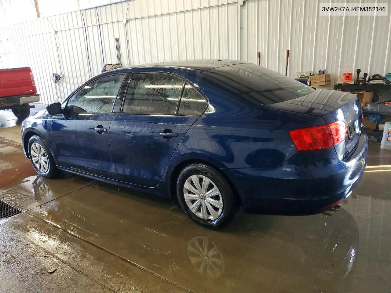2014 VOLKSWAGEN JETTA VIN 3VW2K7AJ4EM352146 — фото 2
