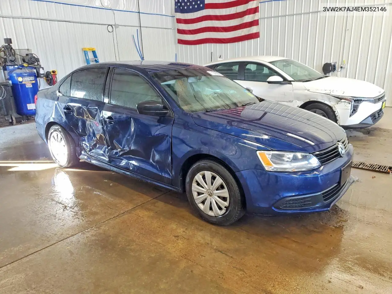 2014 VOLKSWAGEN JETTA VIN 3VW2K7AJ4EM352146 — фото 4