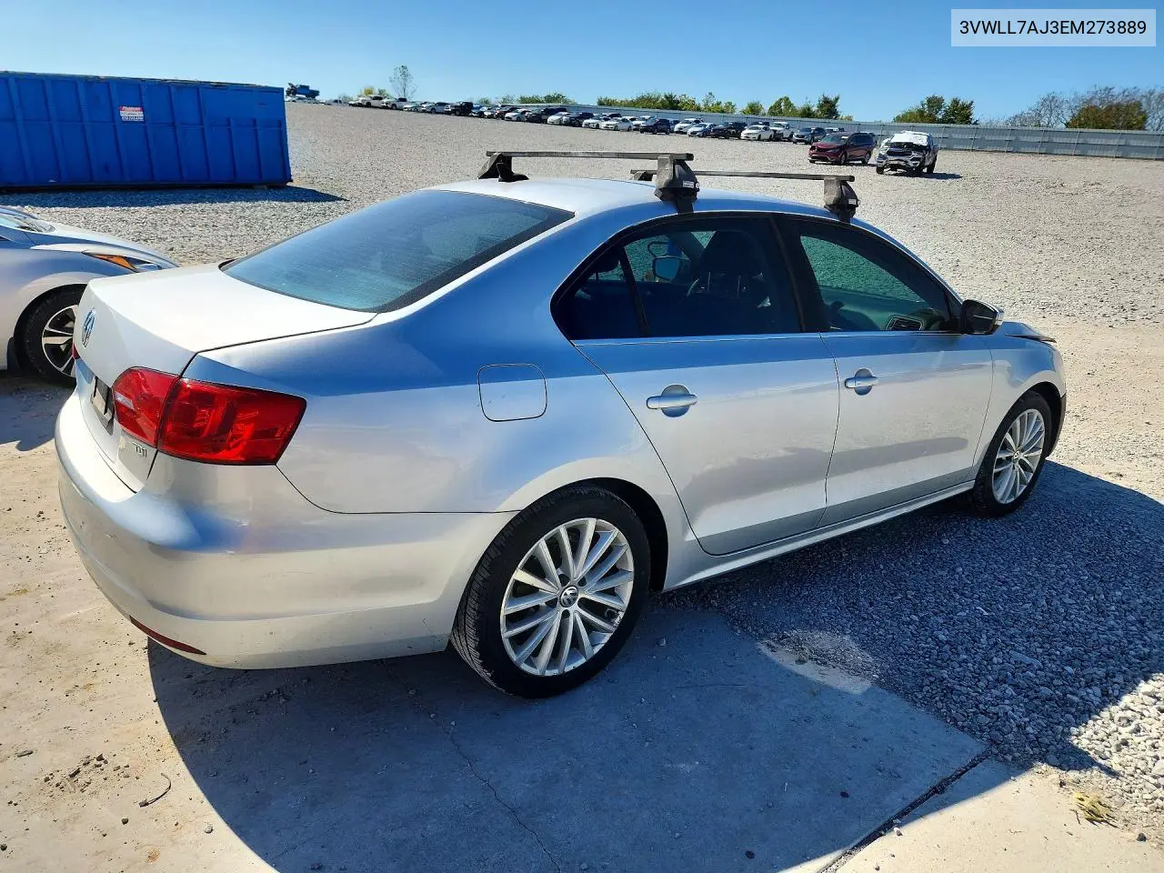 2014 VOLKSWAGEN JETTA VIN 3VWLL7AJ3EM273889 — фото 3