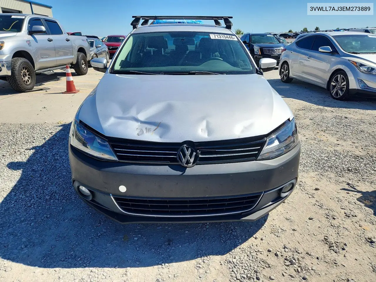2014 VOLKSWAGEN JETTA VIN 3VWLL7AJ3EM273889 — фото 5