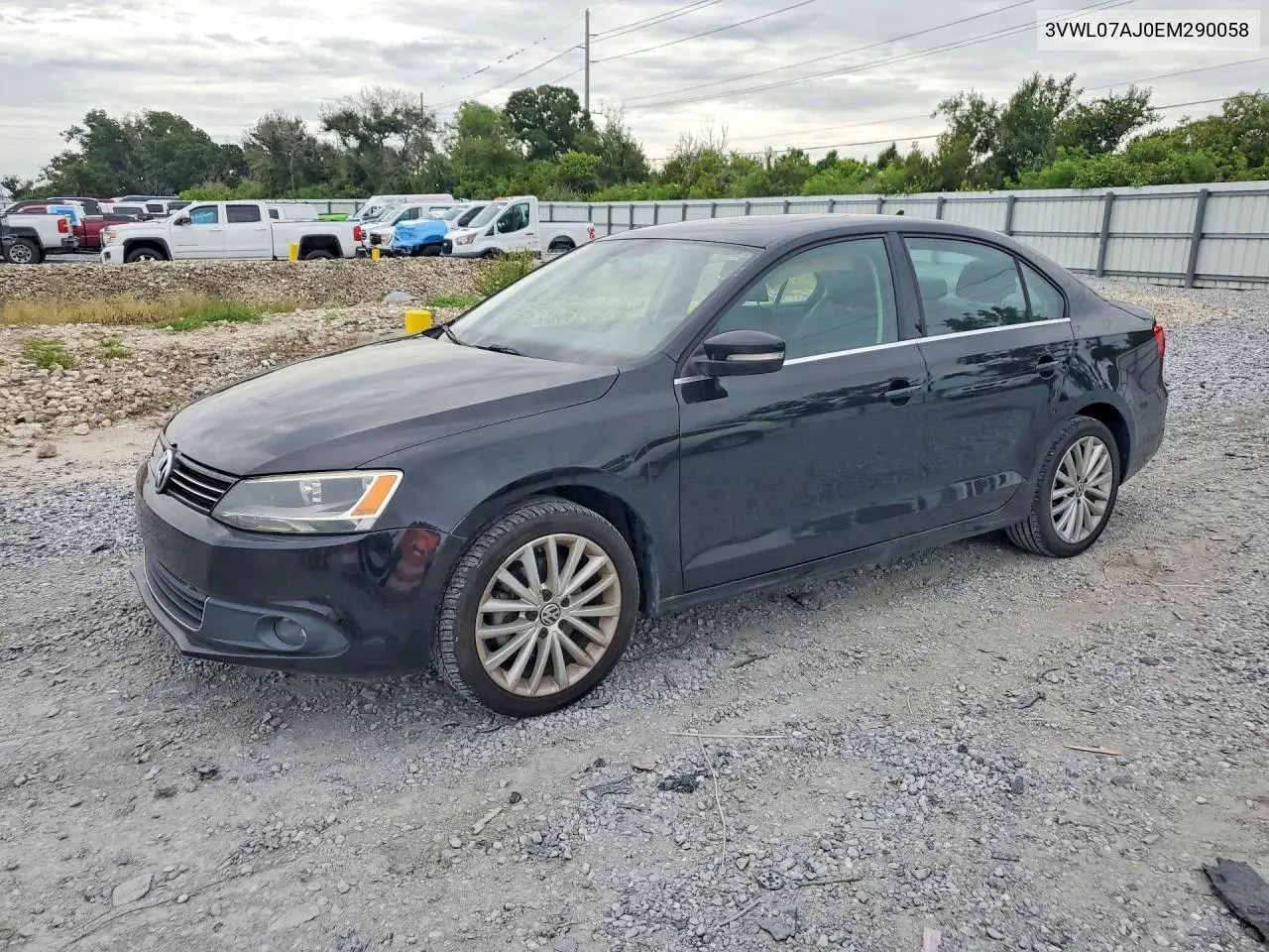 VOLKSWAGEN JETTA 2014, VIN 3VWL07AJ0EM290058