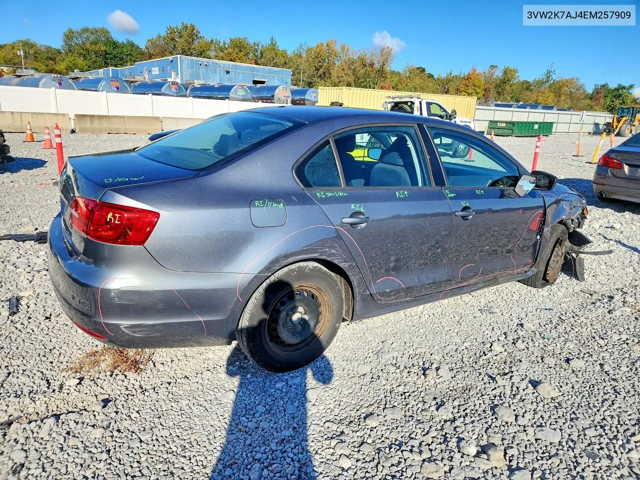 2014 VOLKSWAGEN JETTA VIN 3VW2K7AJ4EM257909 — фото 3