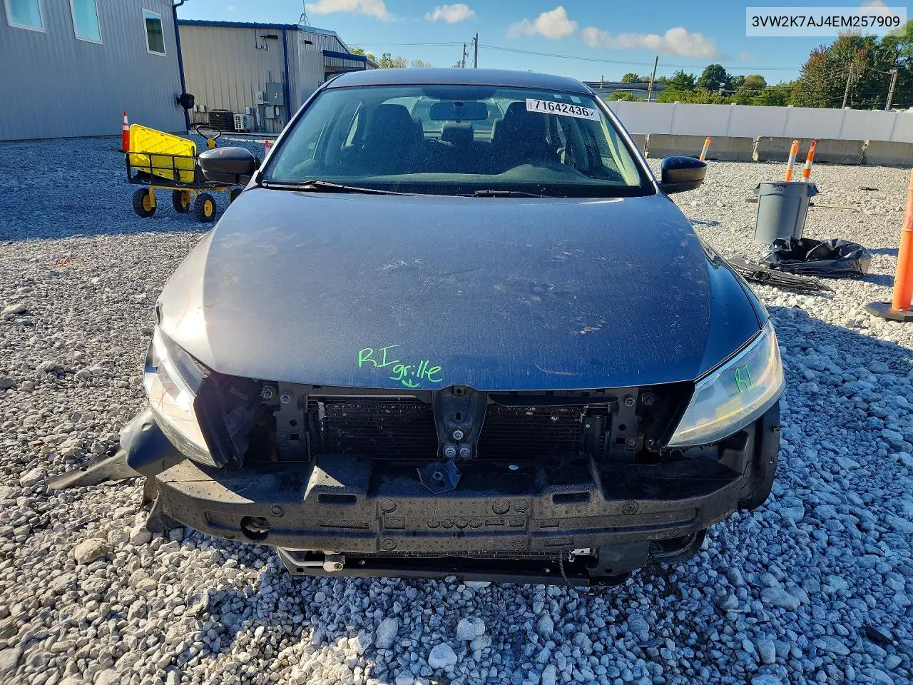2014 VOLKSWAGEN JETTA VIN 3VW2K7AJ4EM257909 — фото 5