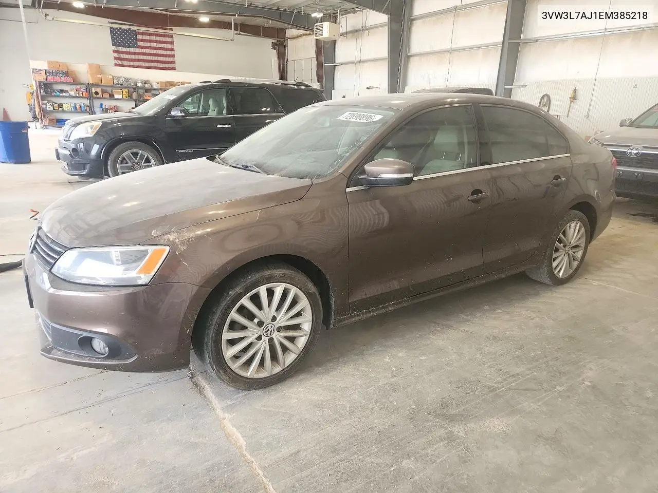 VOLKSWAGEN JETTA 2014, VIN 3VW3L7AJ1EM385218