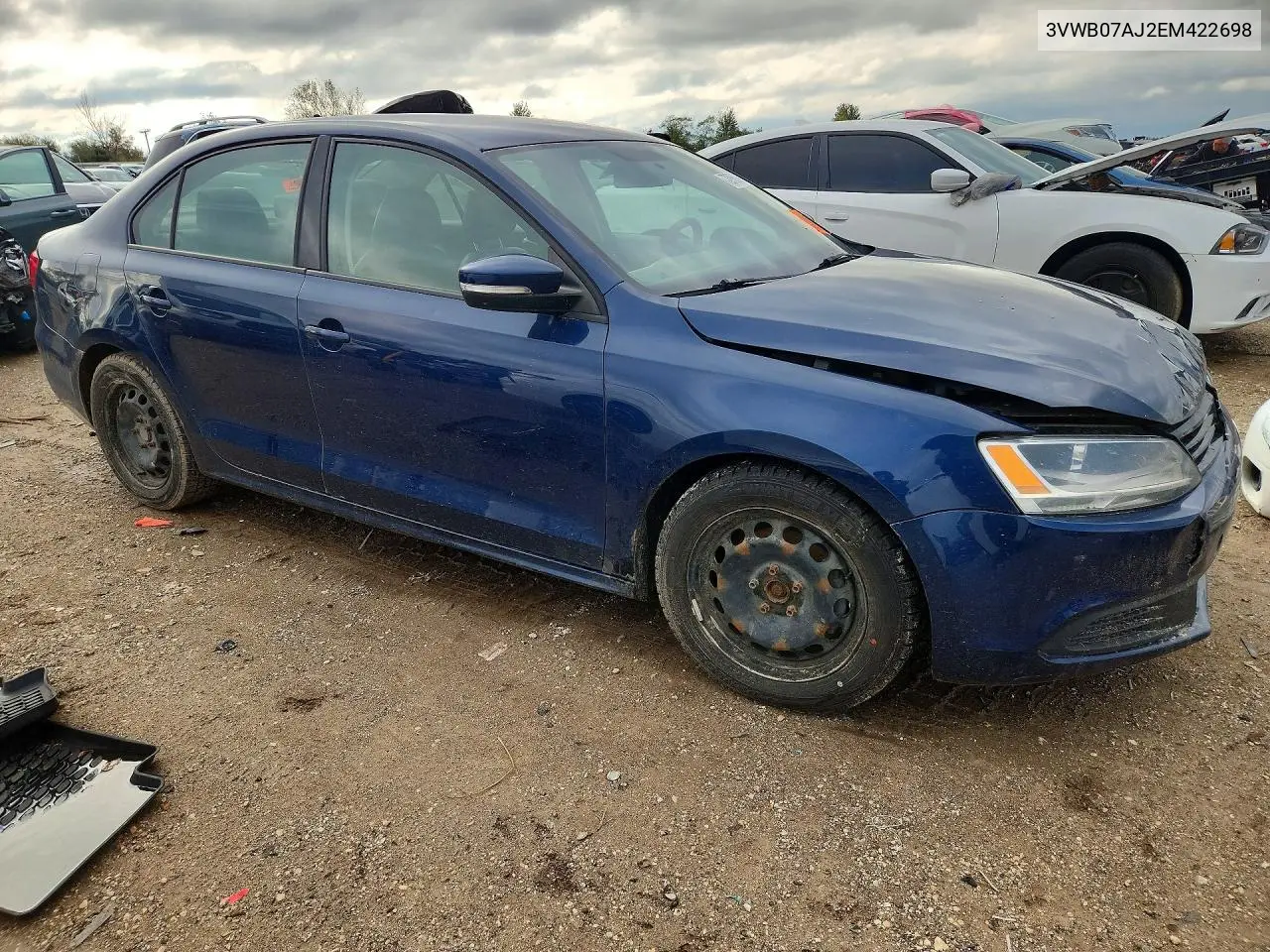 2014 VOLKSWAGEN JETTA VIN 3VWB07AJ2EM422698 — фото 4