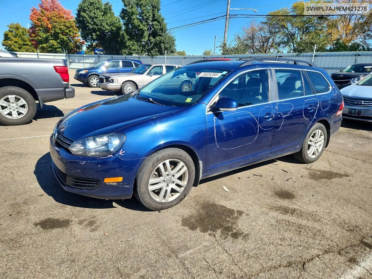 VOLKSWAGEN JETTA 2014, VIN 3VWPL7AJ9EM621275