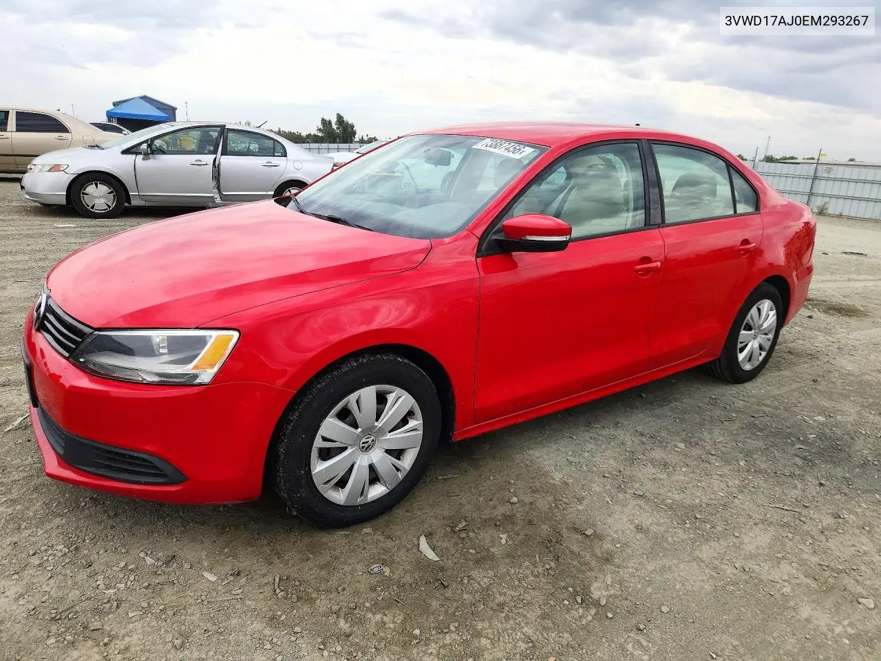 VOLKSWAGEN JETTA 2014, VIN 3VWD17AJ0EM293267
