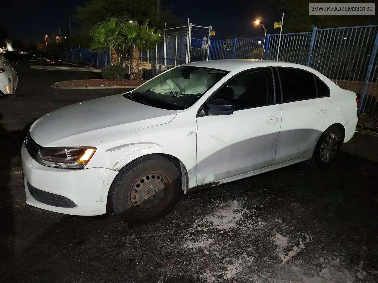 VOLKSWAGEN JETTA 2014, VIN 3VW2K7AJ7EM333199
