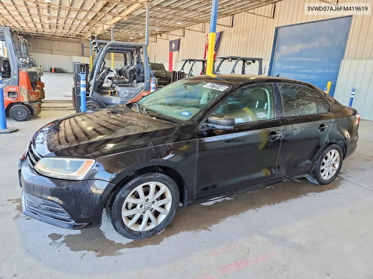 VOLKSWAGEN JETTA 2015, VIN 3VWD07AJ6FM419619