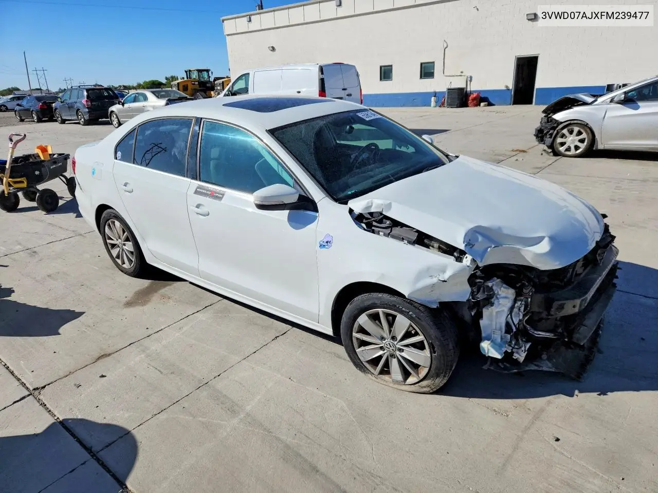 2015 VOLKSWAGEN JETTA VIN 3VWD07AJXFM239477 — фото 4