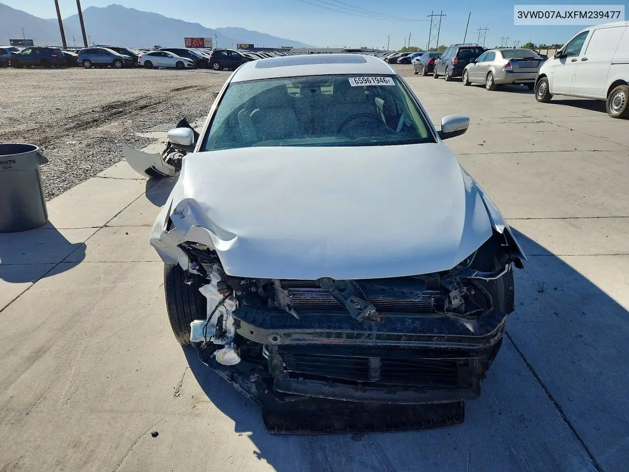 2015 VOLKSWAGEN JETTA VIN 3VWD07AJXFM239477 — фото 5