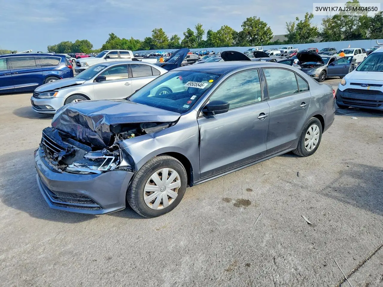 VOLKSWAGEN JETTA 2015, VIN 3VW1K7AJ2FM404550