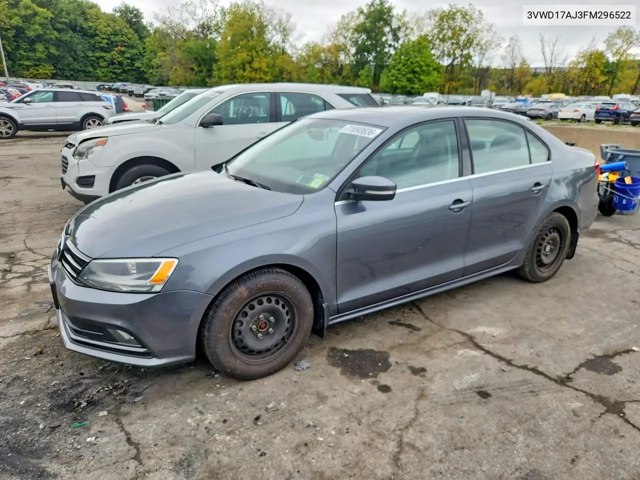 VOLKSWAGEN JETTA 2015, VIN 3VWD17AJ3FM296522