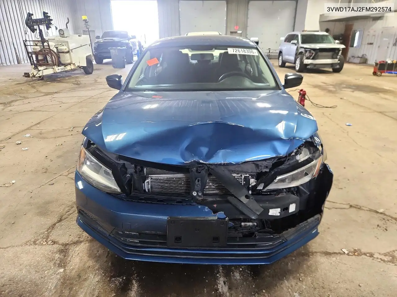 2015 VOLKSWAGEN JETTA VIN 3VWD17AJ2FM292574 — фото 5