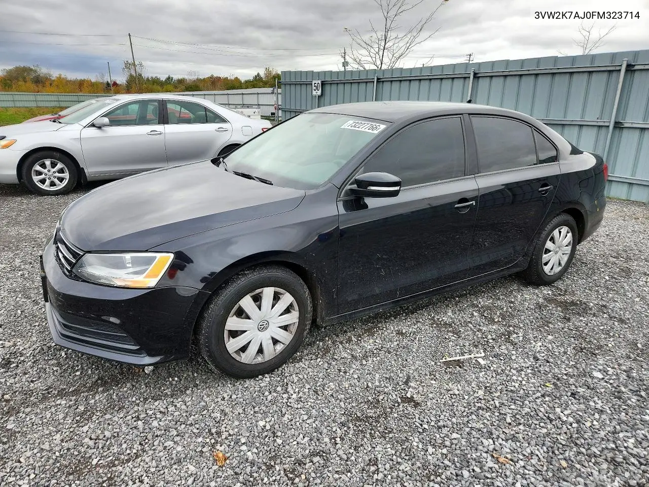 VOLKSWAGEN JETTA 2015, VIN 3VW2K7AJ0FM323714