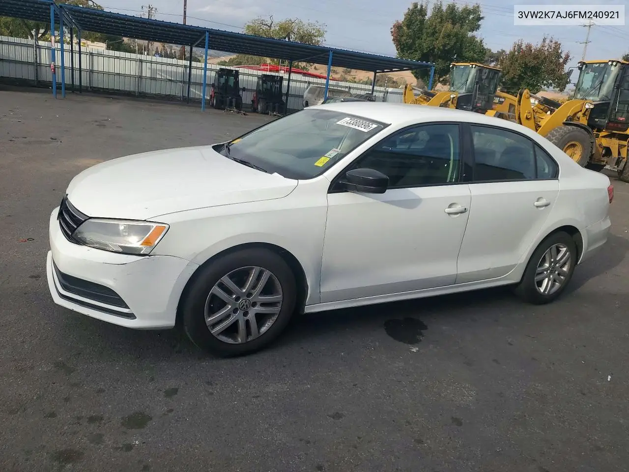 VOLKSWAGEN JETTA 2015, VIN 3VW2K7AJ6FM240921