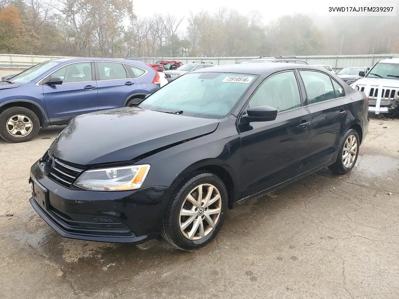 VOLKSWAGEN JETTA 2015, VIN 3VWD17AJ1FM239297