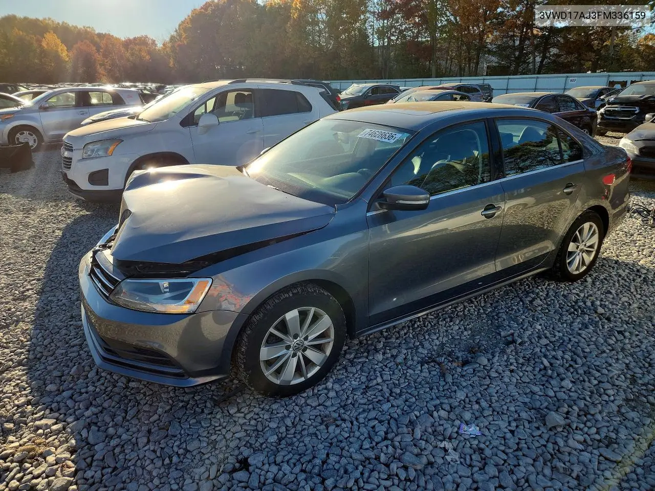 VOLKSWAGEN JETTA 2015, VIN 3VWD17AJ3FM336159
