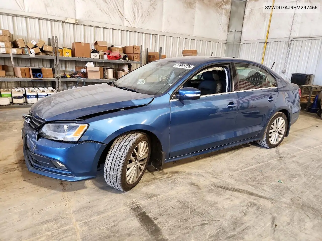 VOLKSWAGEN JETTA 2015, VIN 3VWD07AJ9FM297466