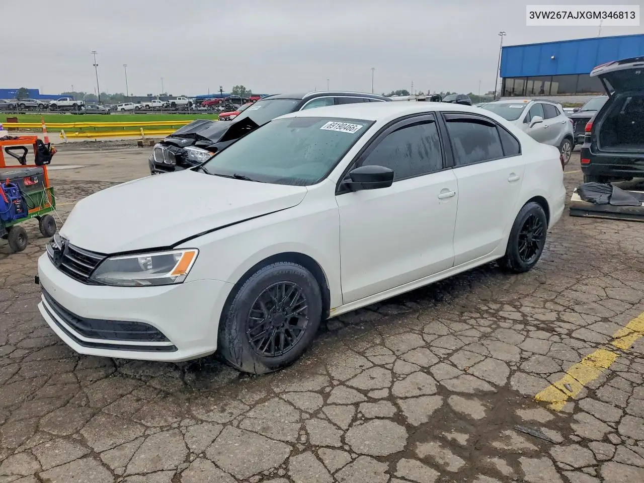 VOLKSWAGEN JETTA 2016, VIN 3VW267AJXGM346813