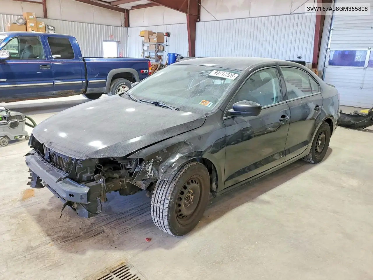 VOLKSWAGEN JETTA 2016, VIN 3VW167AJ8GM365808