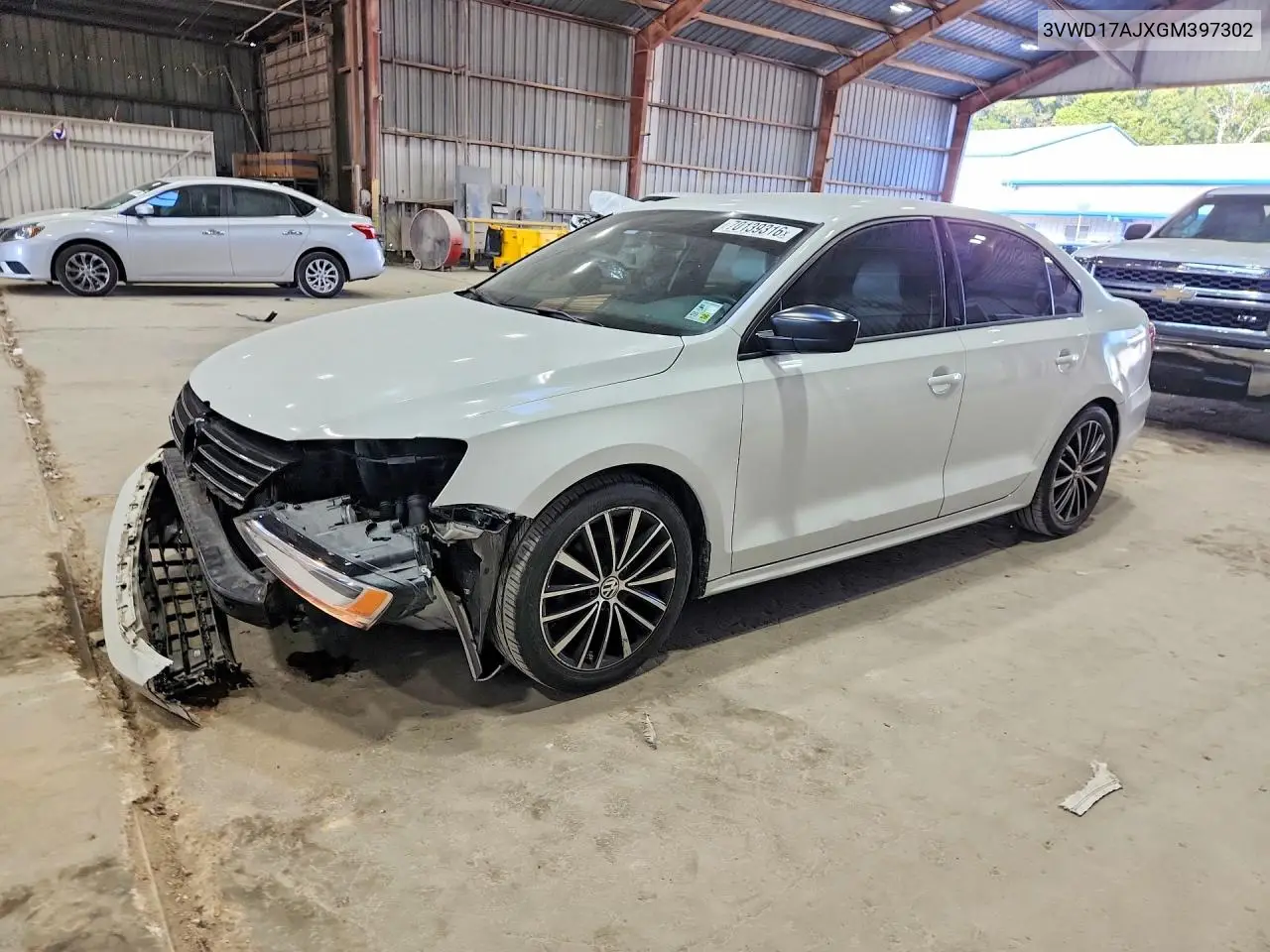 VOLKSWAGEN JETTA 2016, VIN 3VWD17AJXGM397302