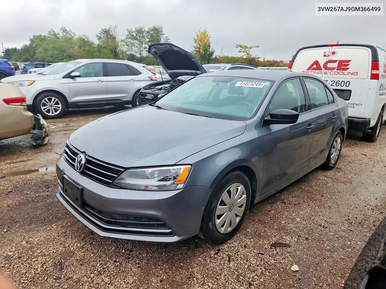 VOLKSWAGEN JETTA 2016, VIN 3VW267AJ9GM366499