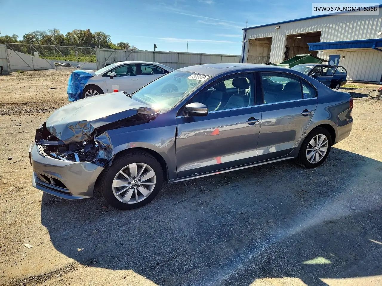 VOLKSWAGEN JETTA 2016, VIN 3VWD67AJ9GM415368