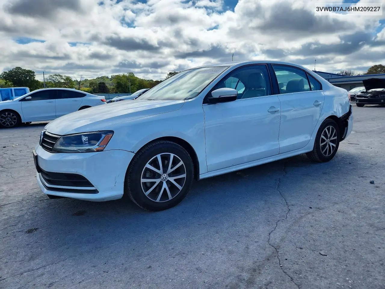 VOLKSWAGEN JETTA 2017, VIN 3VWDB7AJ6HM209227
