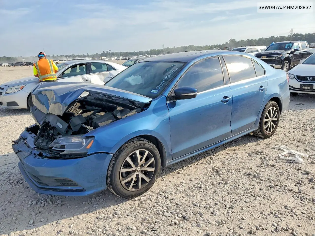 VOLKSWAGEN JETTA 2017, VIN 3VWDB7AJ4HM203832