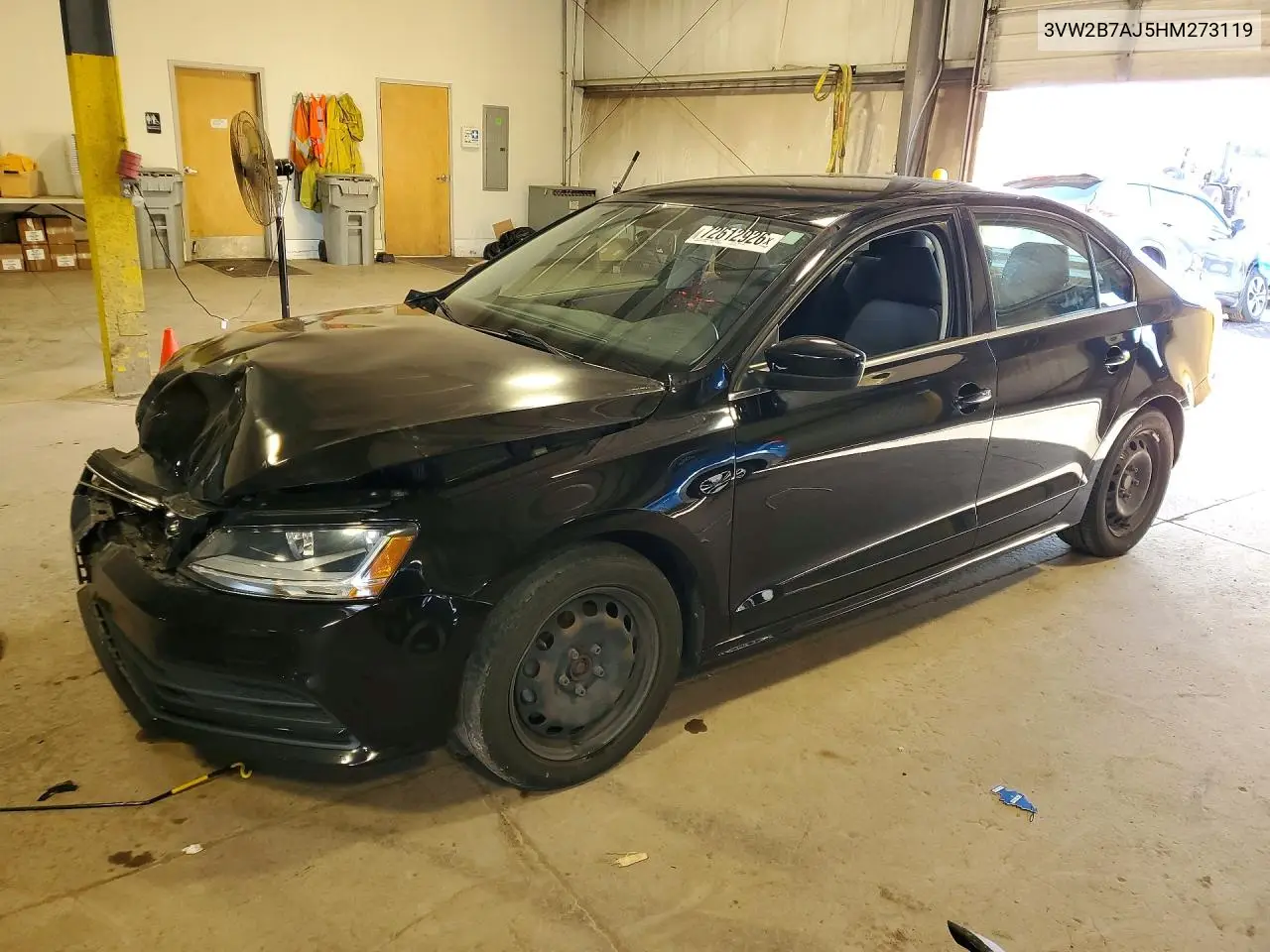 VOLKSWAGEN JETTA 2017, VIN 3VW2B7AJ5HM273119