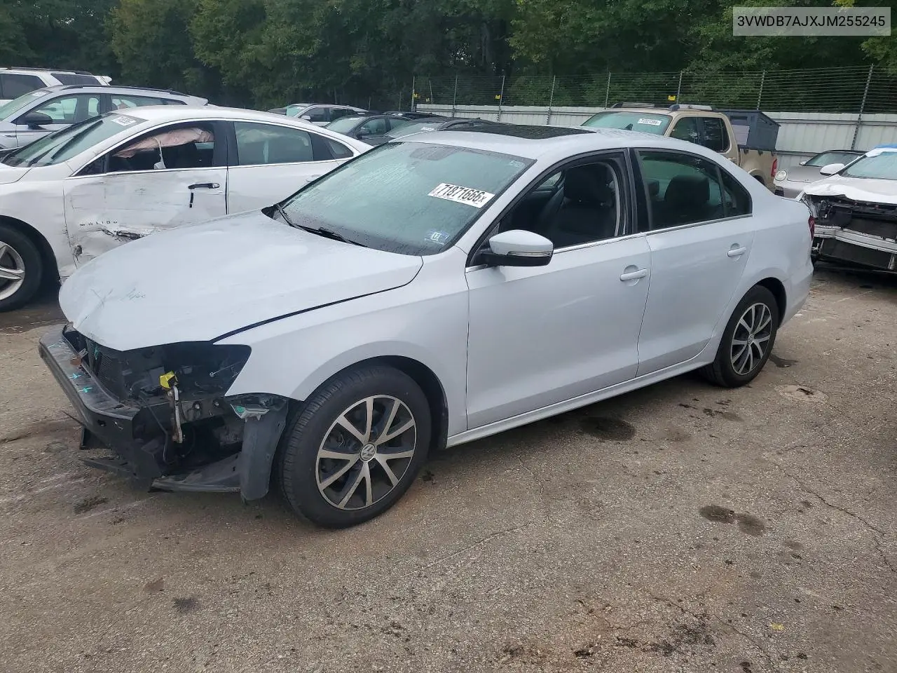 VOLKSWAGEN JETTA 2018, VIN 3VWDB7AJXJM255245