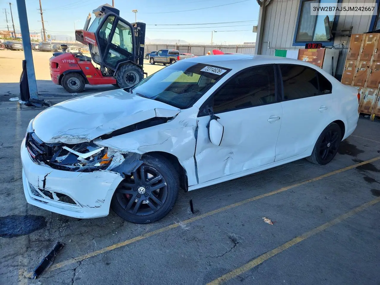 VOLKSWAGEN JETTA 2018, VIN 3VW2B7AJ5JM242667